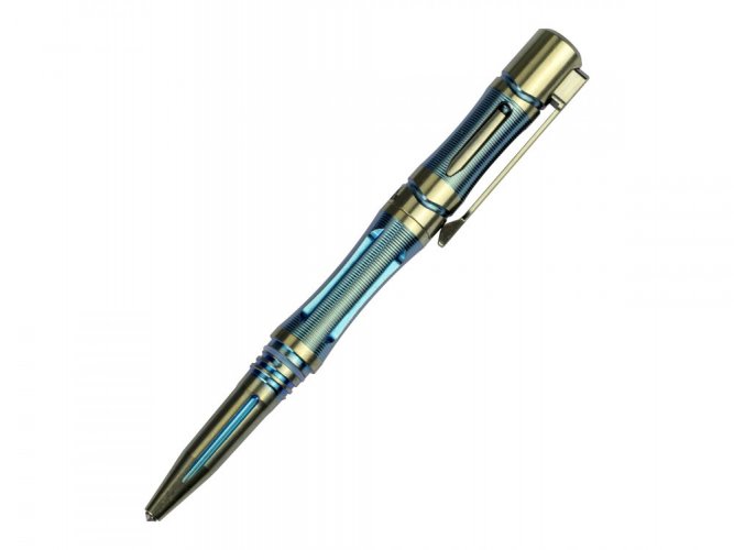 Fenix Halberd T5Ti Titanium Tactical Pen - Color: Blue